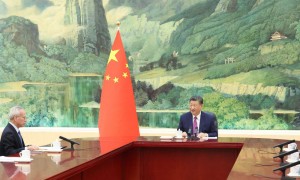 习近平会见澳门特别行政区候任行政长官岑浩辉