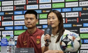 中国女足主教练：东亚杯有信心呈现三场极具竞争力的比赛