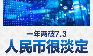 一年两破7.3，人民币很淡定
