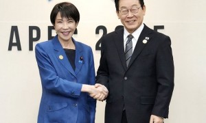 以“相互了解”为主,未涉及争议话题,韩日领导人“礼节性”会晤40分钟